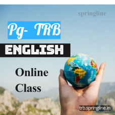 PG TRB -  English: Online test and Explanation 
